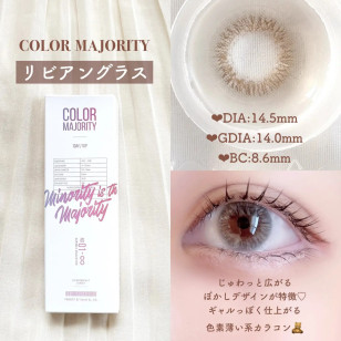 COLOR MAJORITY 1Day Libyan Glass カラーマジョリティー リビアングラス